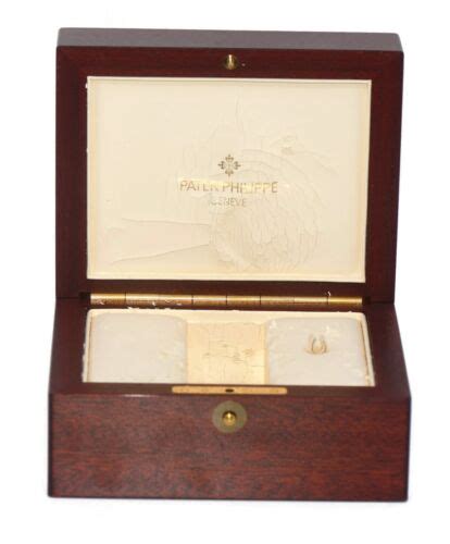 ebay authentic patek philippe wood watch box|certified pre owned Patek Philippe.